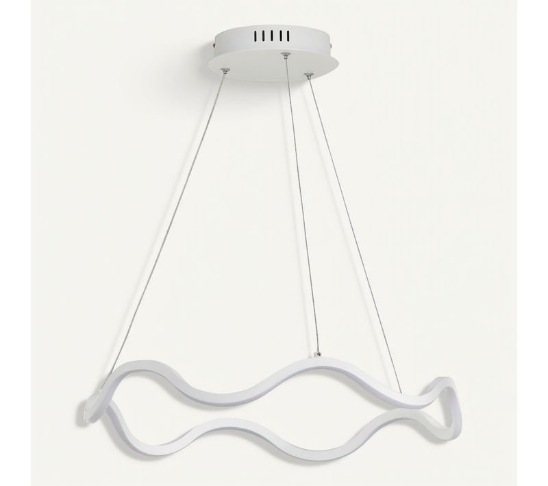 Suspension Led D. 50 cm ANILLO Blanche