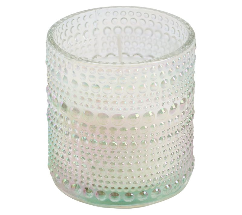 Bougie irisée H. 8 cm VIGALI Transparent