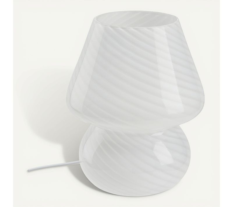 Lampe à poser H. 18,5 cm LINE 2 Blanche
