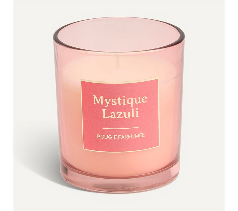 Bougie H. 10 cm MYSTI Rose