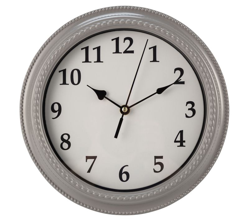 Horloge murale Ø 27,5 cm ZOE Gris