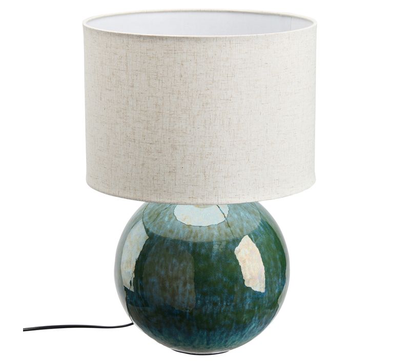 Lampe à poser H. 46,5 cm CERAM Verte
