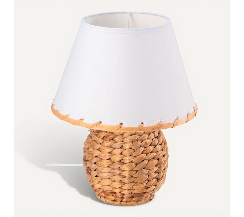 Lampe de chevet H. 28 cm JACINTHE 3 Naturel