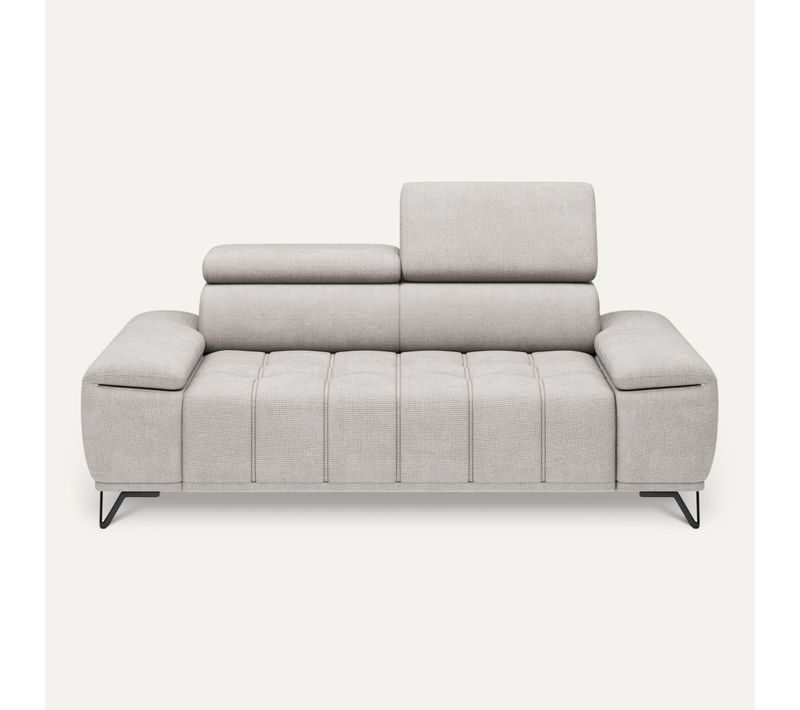 Canapé 3 places PALLADIO tissu eden blanc cassé