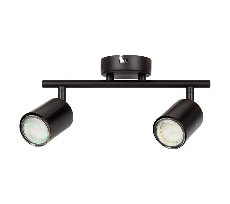 Plafonnier 2 lumières L. 30 cm KLEMO Noir