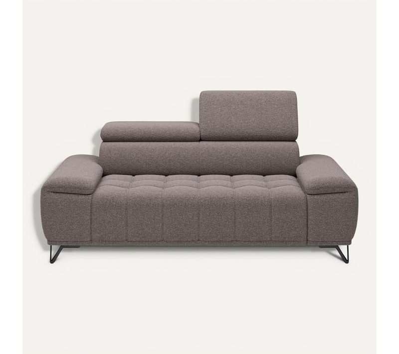 Canapé 3 places PALLADIO tissu bubble taupe