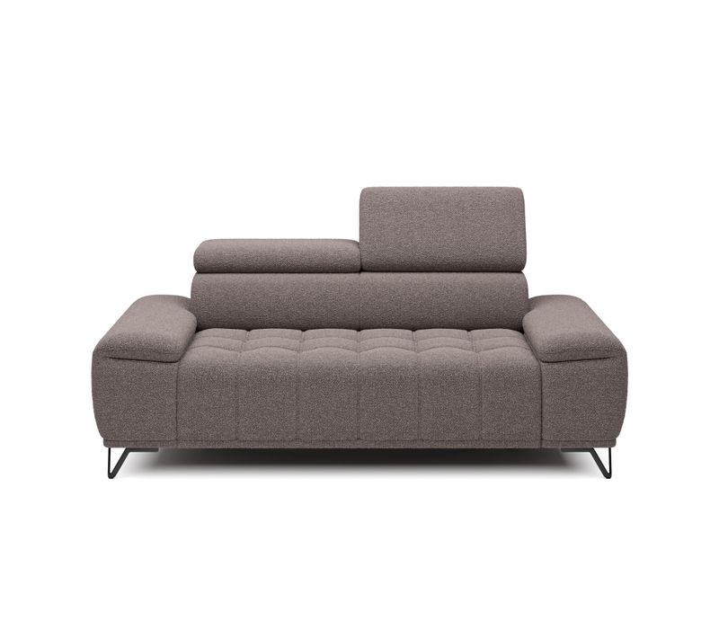 Canapé 2 places PALLADIO tissu bubble taupe