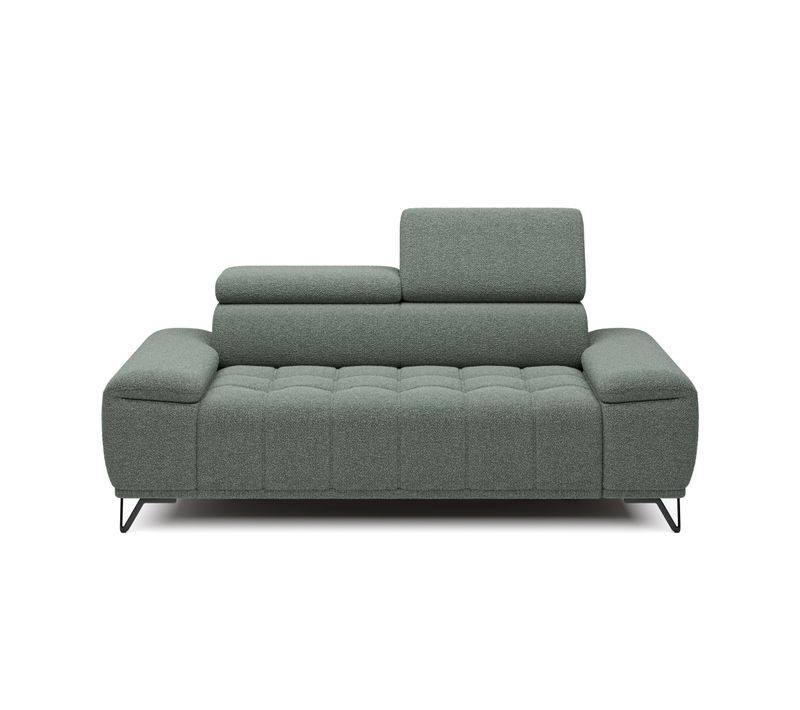 Canapé 2 places relax PALLADIO tissu bubble vert clair