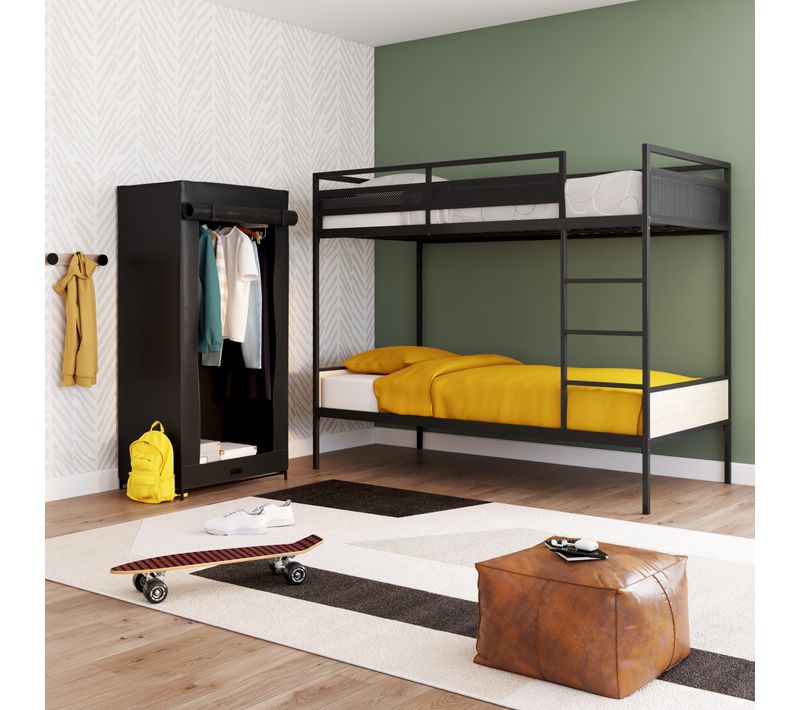 Armoire intissé 70x148 cm Noir