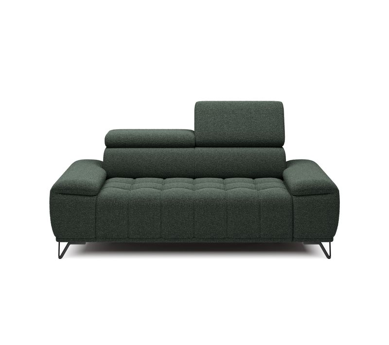 Canapé 2 places PALLADIO tissu bubble vert