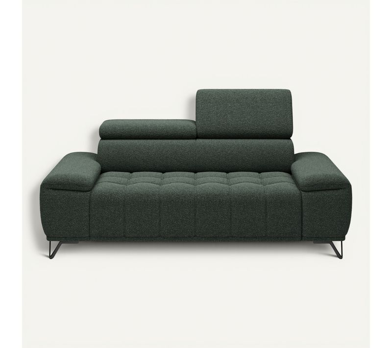 Canapé 3 places relax PALLADIO tissu bubble vert