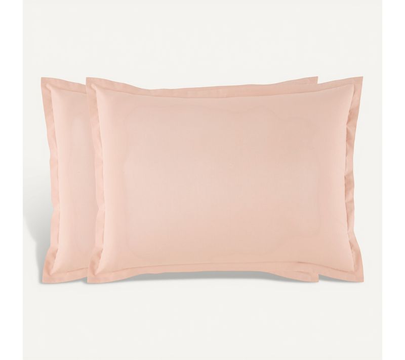 2 taies d'oreillers 50x70 cm DREAMEA CAMILLE