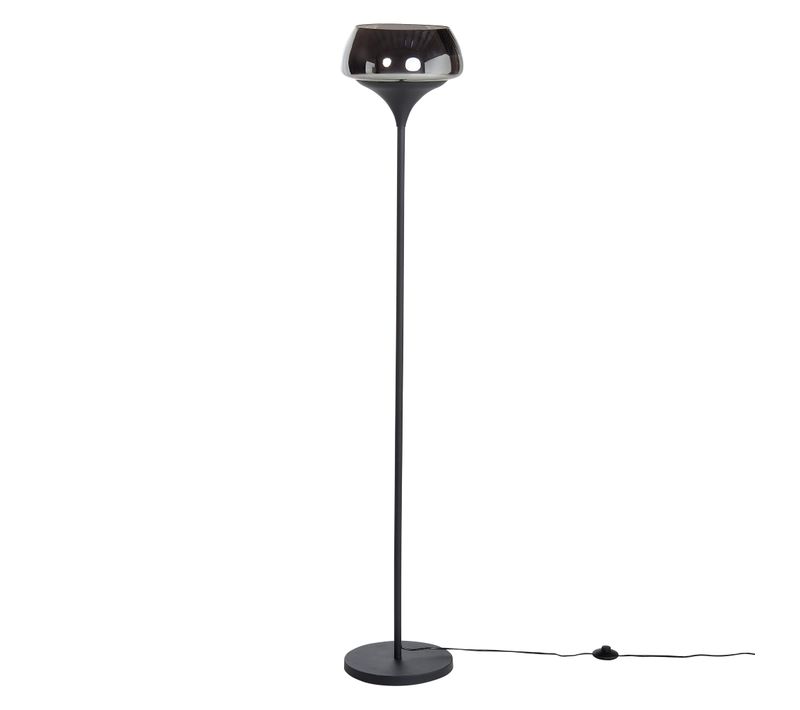 Lampadaire droit H. 175 cm NEBULA Noir