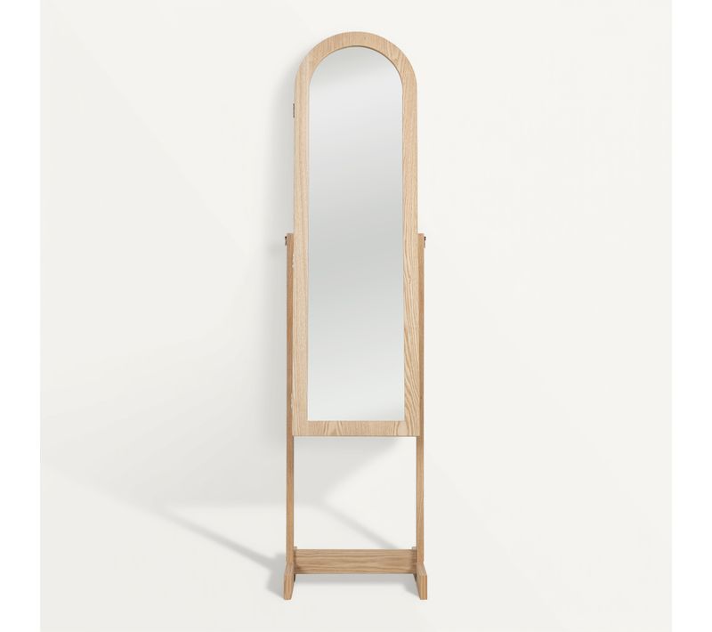 Armoire bijoux psyché H.157 cm JULIE Naturel