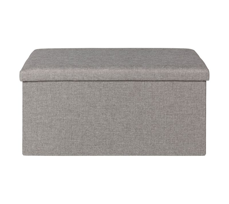 Banc pliable H. 38 cm PAULINE Gris