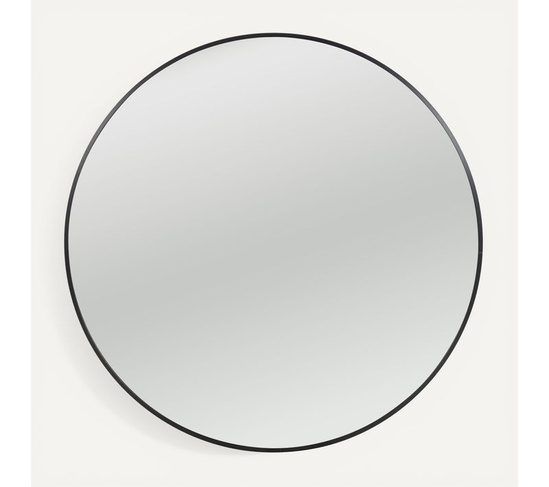 Miroir rond D. 75 cm CIRCLE Noir