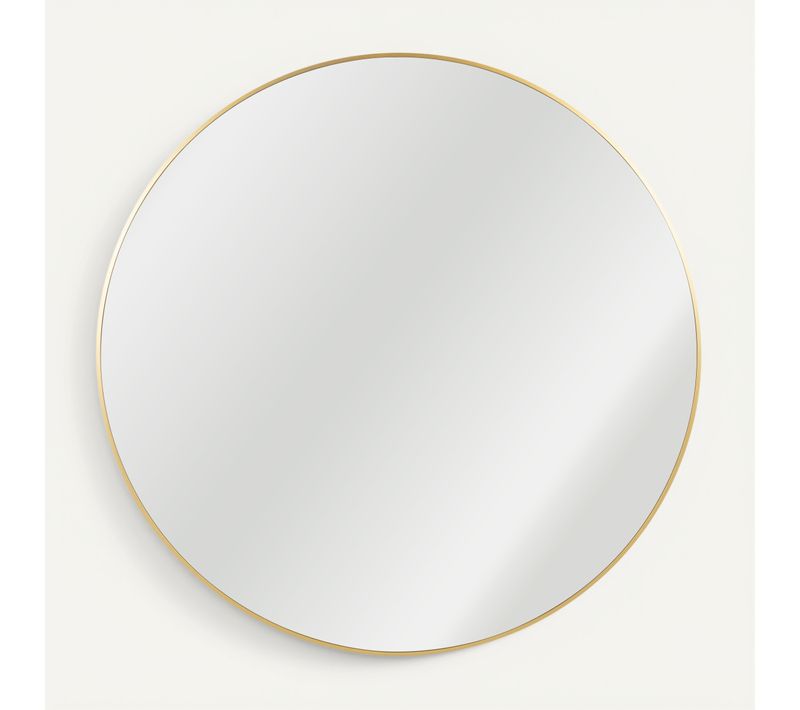 Miroir rond D. 110 cm CIRCLE Doré
