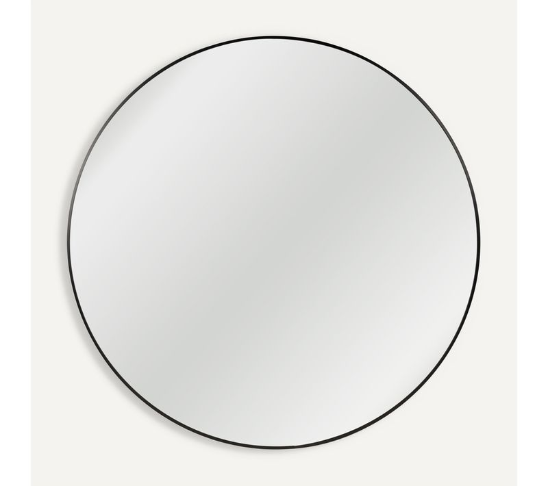 Miroir rond D. 110 cm CIRCLE Noir