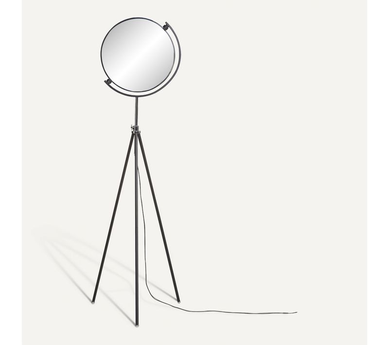 Lampadaire trépied H. 160 cm EDO Noir