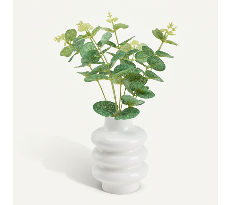 Eucalyptus en vase H. 32 cm HELENE Vert
