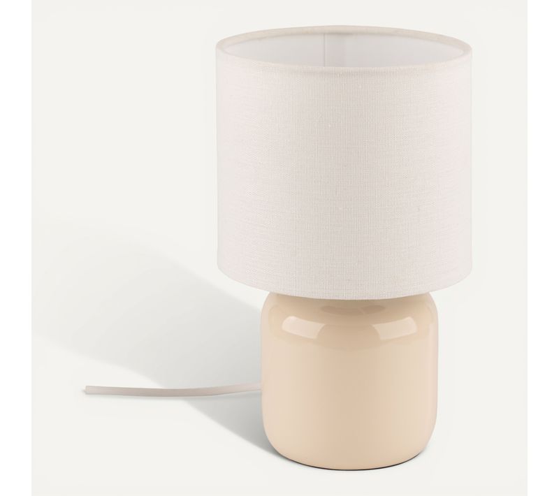 Lampe à poser H. 22 cm LISON Beige