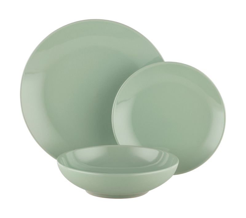 Service de vaisselle 18 pièces COLORAMA Vert