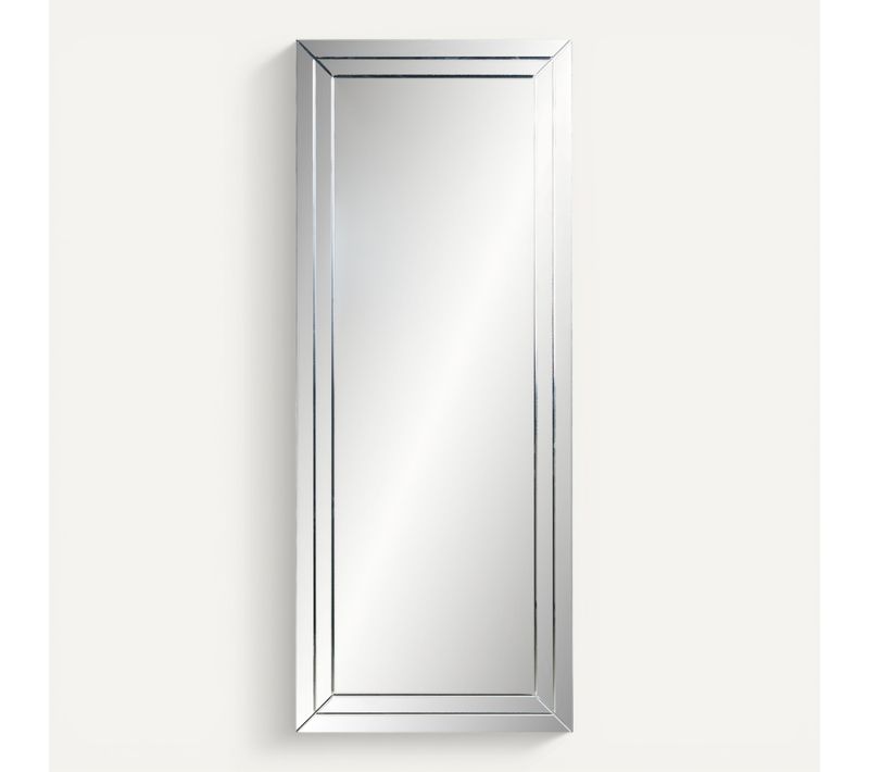 Miroir rectangle 150x60 cm MARIN Argenté