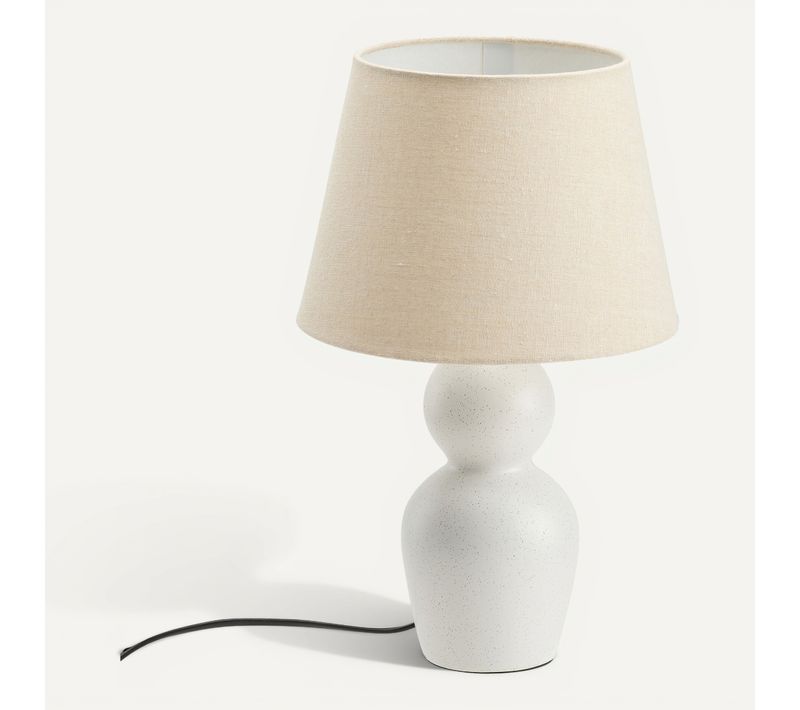 Lampe à poser H. 41,5 cm CERALIA Beige
