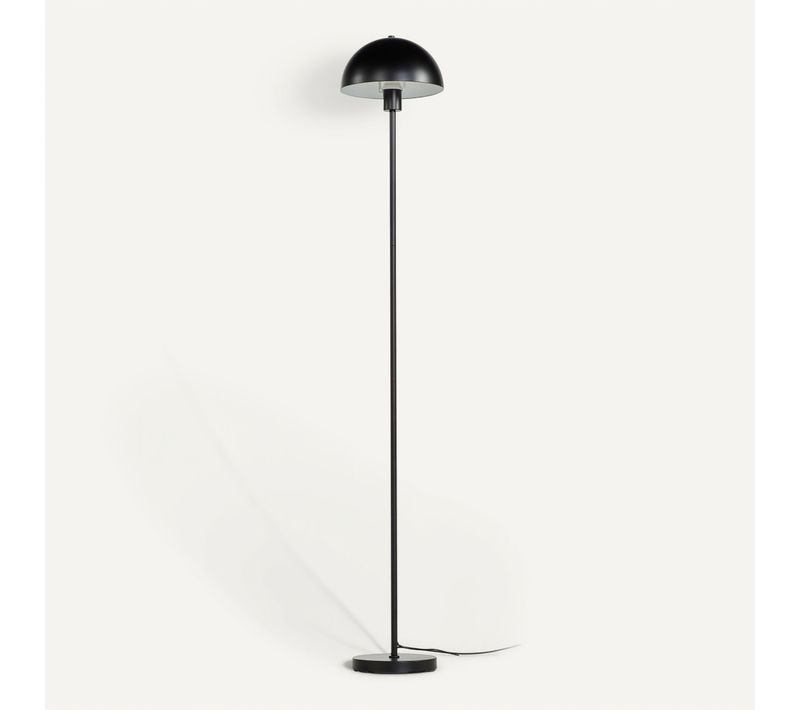 Lampadaire en métal H. 150 cm MATEO Noir
