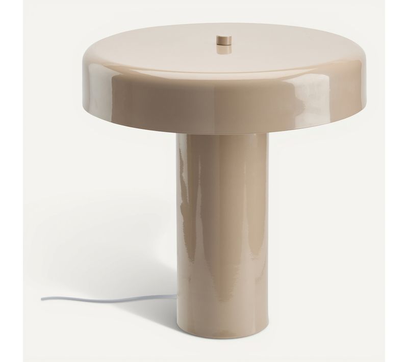 Lampe à poser H. 33 cm LUIS Taupe
