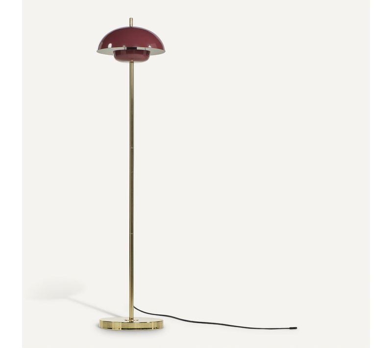 Lampe de sol H. 108 cm BRENDA Bordeaux