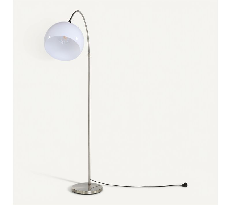 Lampadaire en métal H. 198 cm GIANNIS Blanc