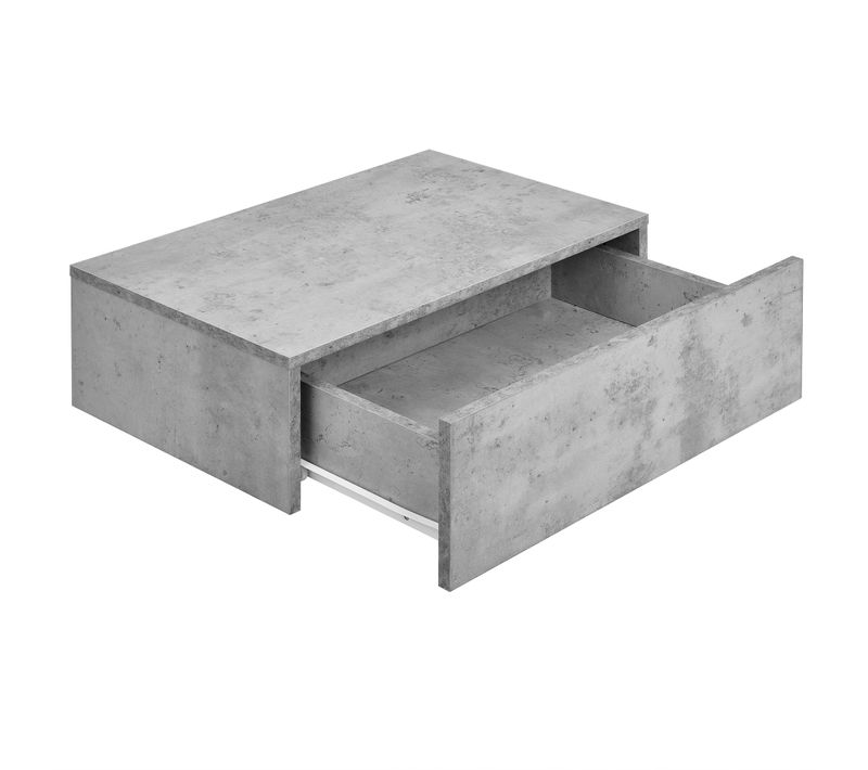 Lot De 2 Tables De Nuit Chevet Étagères Murales Pour Chambre à Coucher Avec 2 Tiroirs