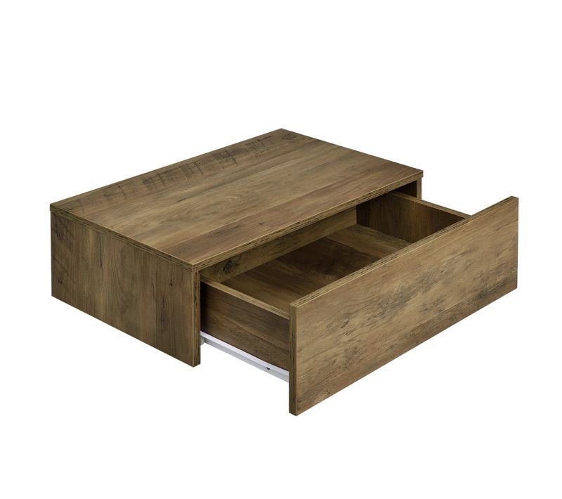 Lot De 2 Tables De Chevet Nuit Étagères Murales Pour Chambre à Coucher Avec 2 Tiroirs