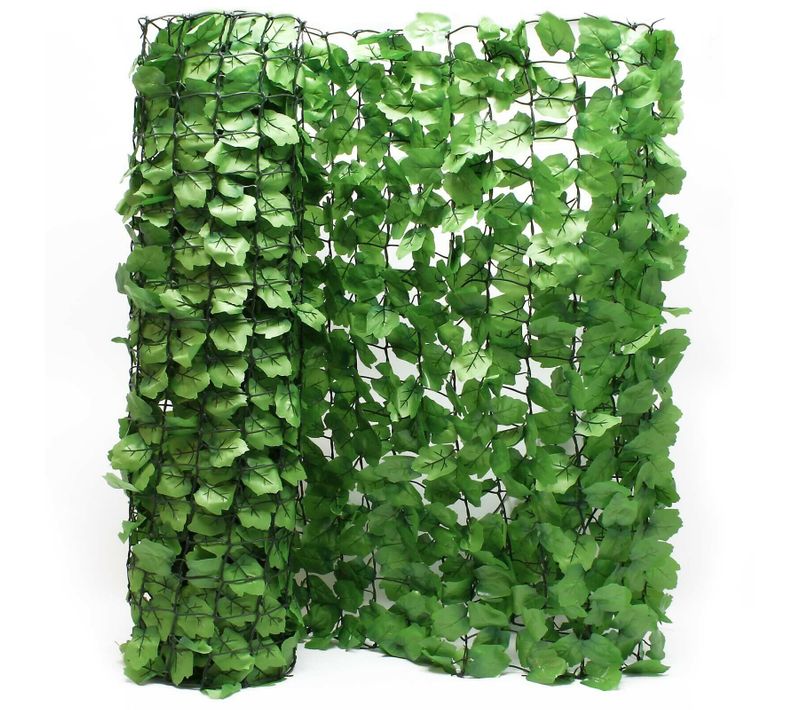 Clôture Pare-vue Feuillage 300 Cm X 150 Cm Habillage De Mur Brise-vue Bâche 16_000224