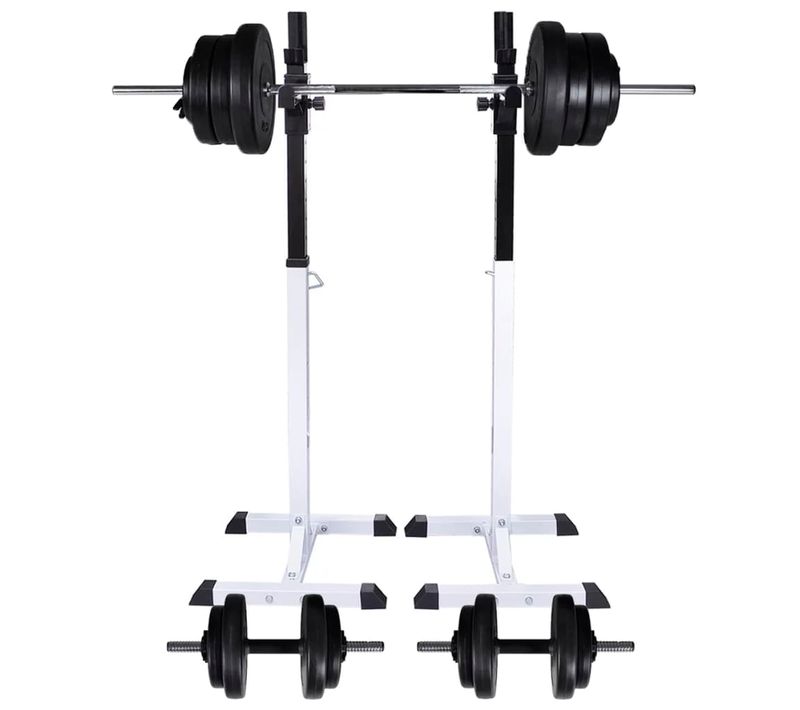 Support D'haltères Avec Jeu D'haltères Et De Poids 60,5 Kg 02_0000729