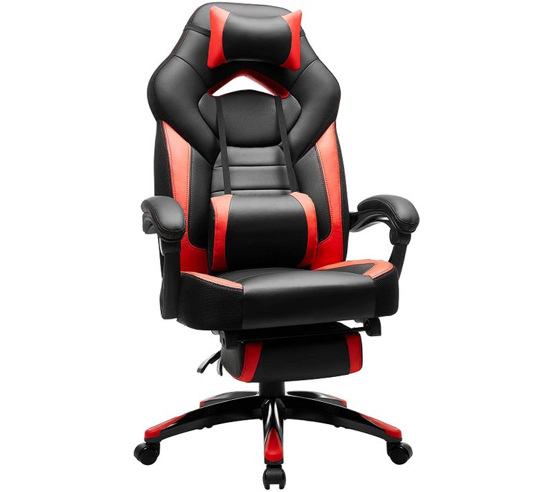 Fauteuil Gamer Ergonomique Chaise Gaming Fauteuil De Bureau Avec Repose Pieds Télesco