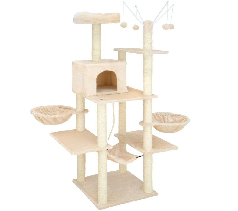 Arbre à Chat 165 Cm Beige 3708097