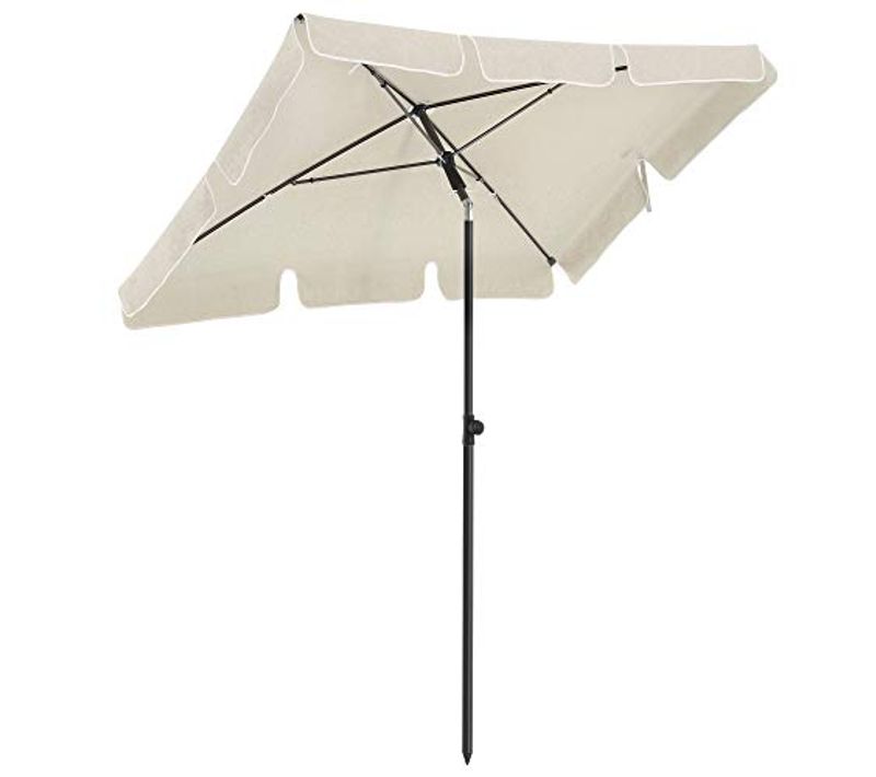 Parasol De Balcon Rectangulaire 2 X 1 25 M Protection Upf 50+ Ombrelle Toile