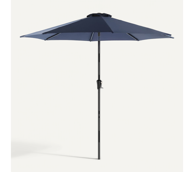 Parasol De Jardin D.3 M Ombrelle Protection Upf 50+ Toile Polyester Octogonale Inclina