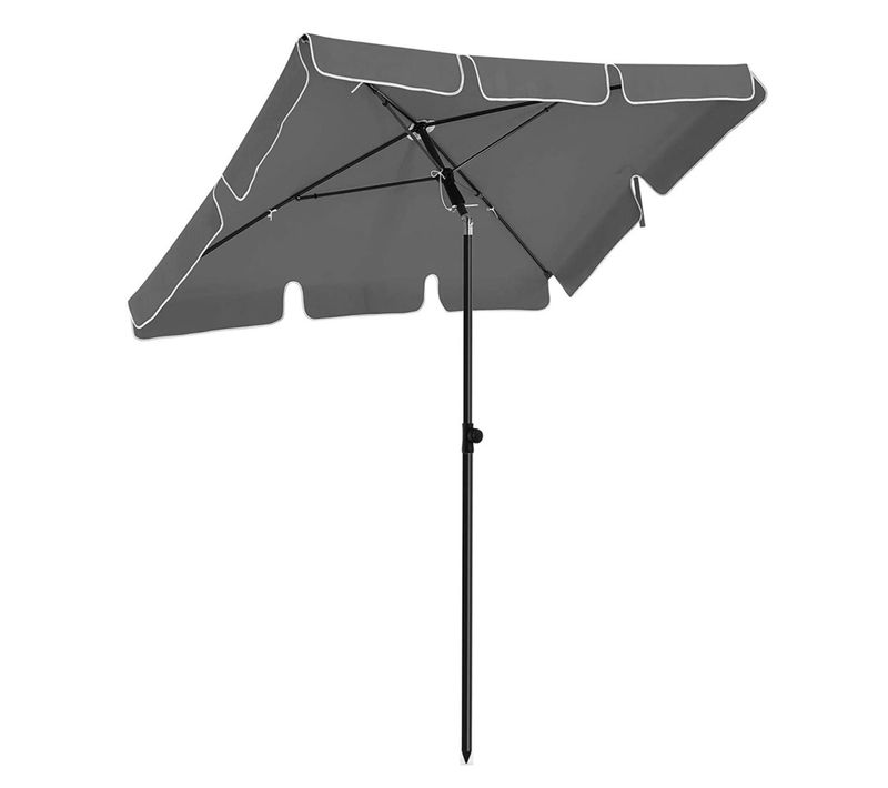 Parasol De Balcon Rectangulaire 1,8 X 1,25 M Protection Upf 50+ Ombrelle Toile