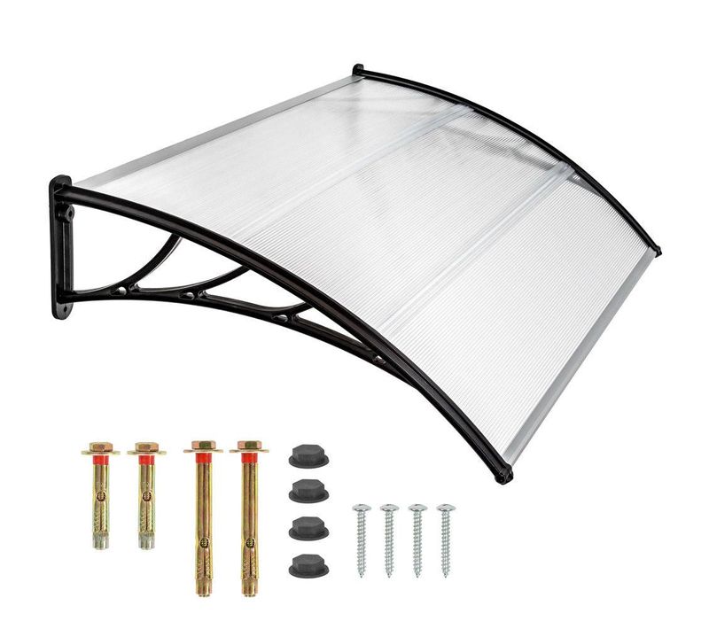 Auvent Porte Marquise Moderne Polycarbonate 120 Cm 2208289