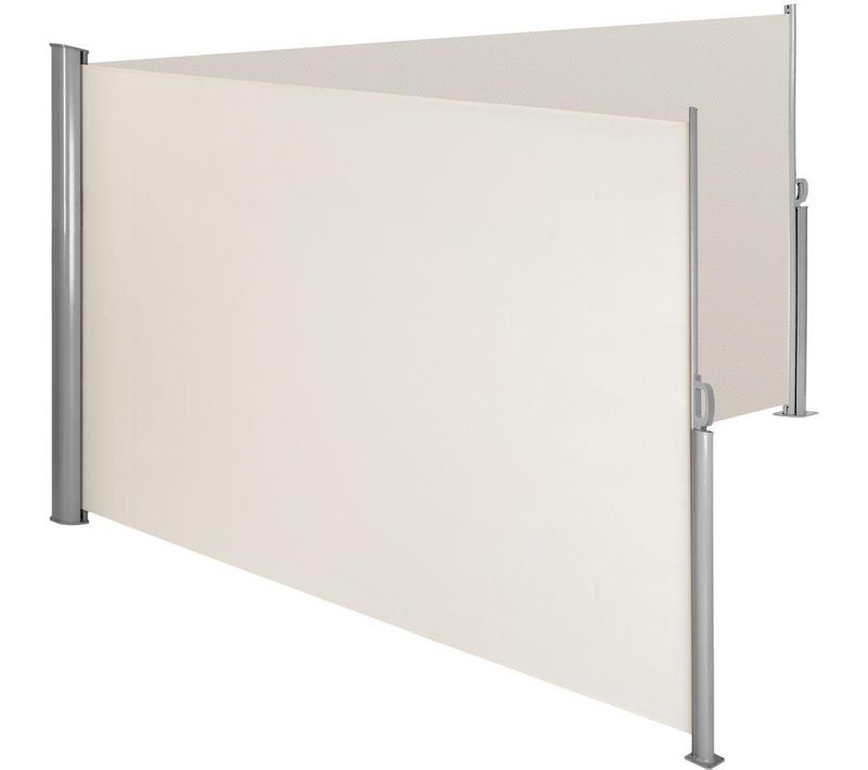 Auvent Store Latéral Brise-vue Paraventrétractable Double Beige 200 X 600 Cm 2208131
