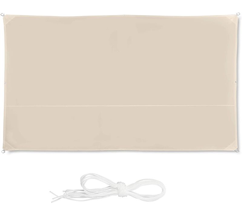 Voile D'ombrage Rectangle 2 X 4 M Beige 13_0002930_2