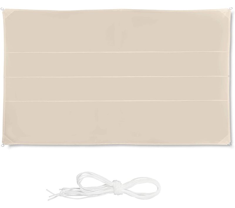 Voile D'ombrage Rectangle 4 X 6 M Beige 13_0002930_4