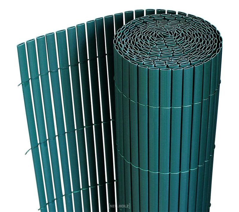 Clôture Brise Vue Brise Vent Pvc 150 X 300 Cm Vert 03_0001469