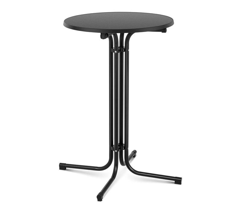 Mange Debout Table Pliable Pliant Diamètre 70 Cm Noir 14_0002375