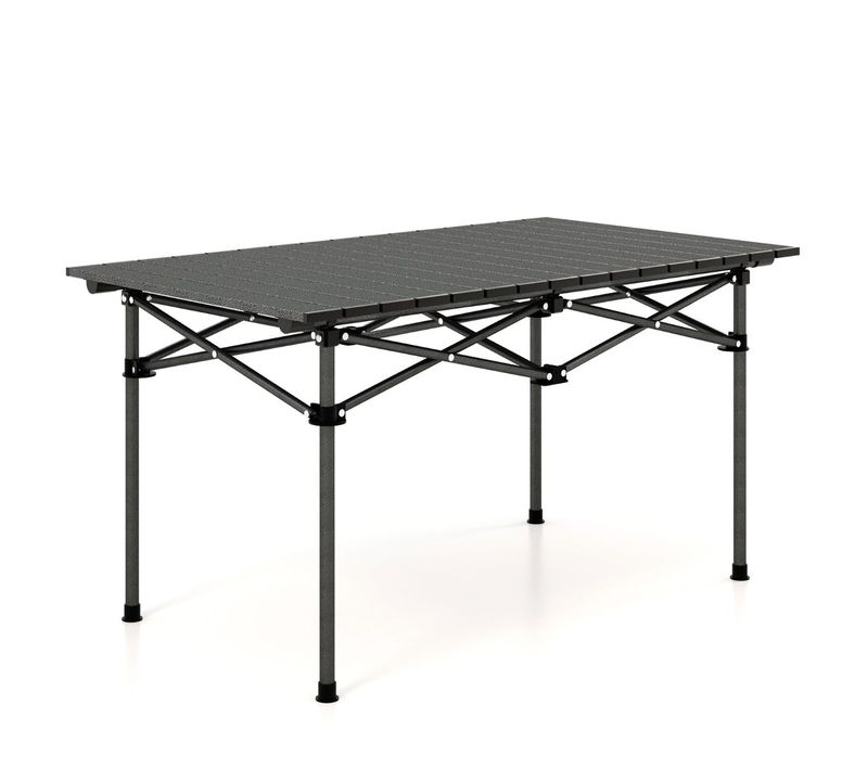Table De Camping Pique-nique Pliante En Aluminium 95 X 55 X 50 Cm Table De Jardin Pliable