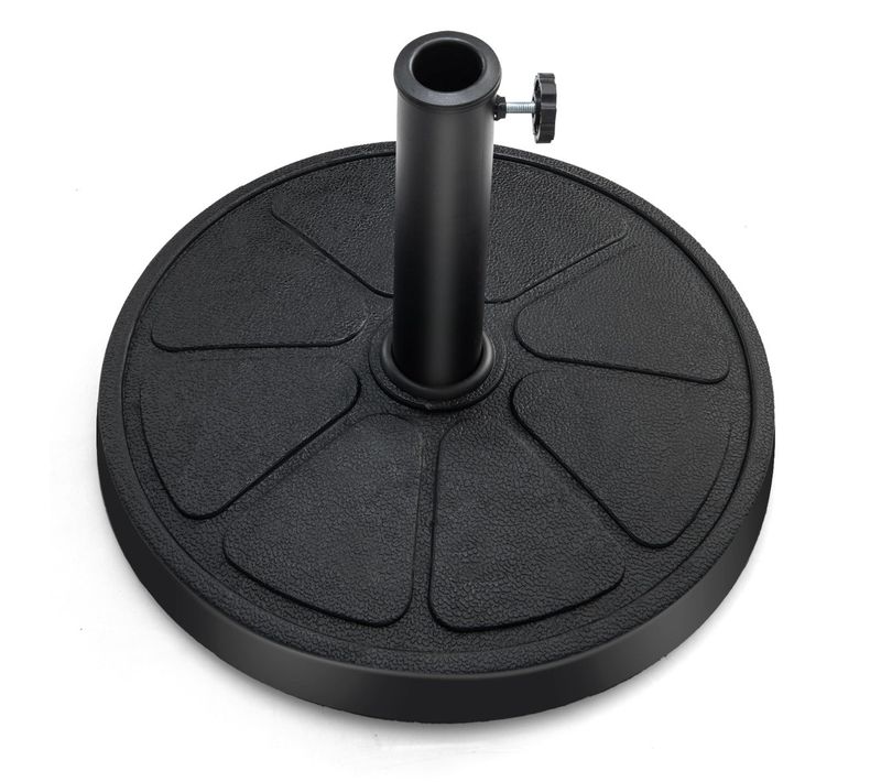 Base De Parasol D'extérieur 14 Kg Support De Parasol Rond Diamètre 45 Cm