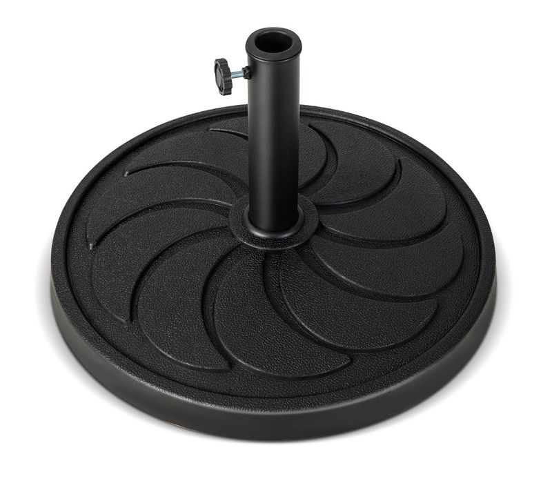 Base De Parasol D'extérieur 18 Kg Support De Parasol Rond Diamètre 54 Cm